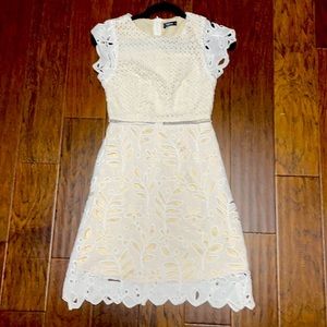 Shein white lace dress NWT size XS